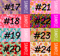 Floral 2 tone Personalized Strips