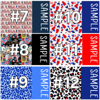 2 Tone 4th of July Personalized Strips