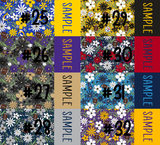 Football Floral 2 tone Personalized Strips