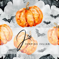 #2 Watercolor Pumpkins & Bats