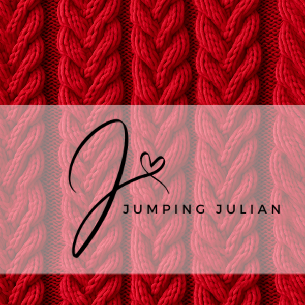 346 Red Cable Knit