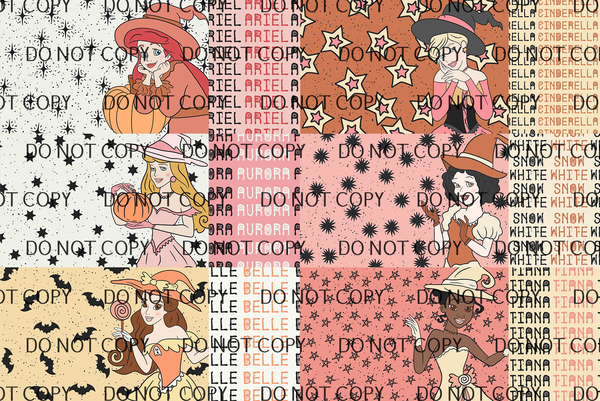 Printed - 2 Tone Halloween Prin