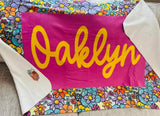 Custom Personalized Blanket File - With Rectangle/Splatter