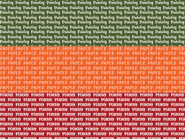 Autumn Leaves Solid Repeat Name Strips