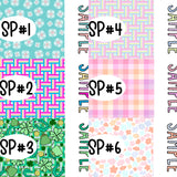 Spring 2 Tone Personalized Strips