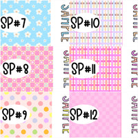 Spring 2 Tone Personalized Strips